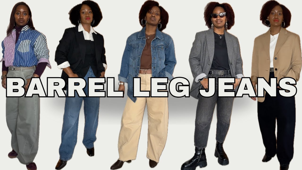 Barrel Leg Jeans & How To Wear Them