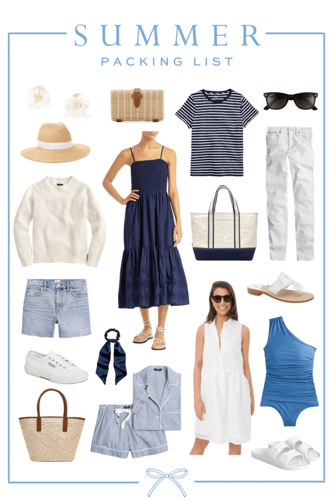 Summer Vacation Packing List