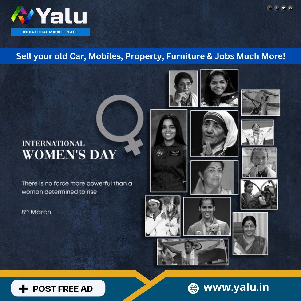 Happy Women’s Day from Yalu.in! 